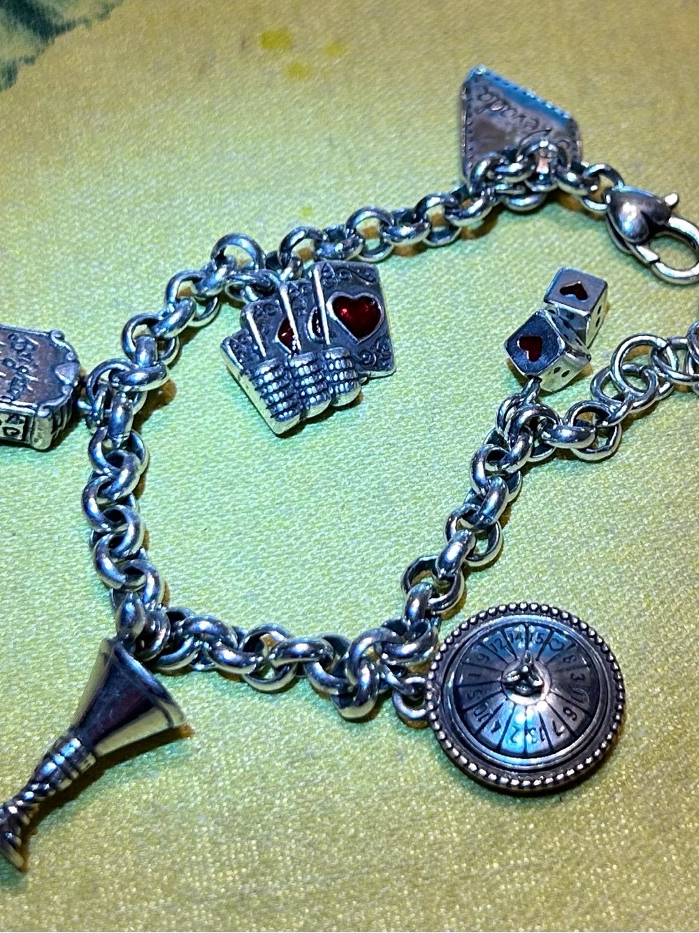 Brighton Casino Charm Bracelet - Silver